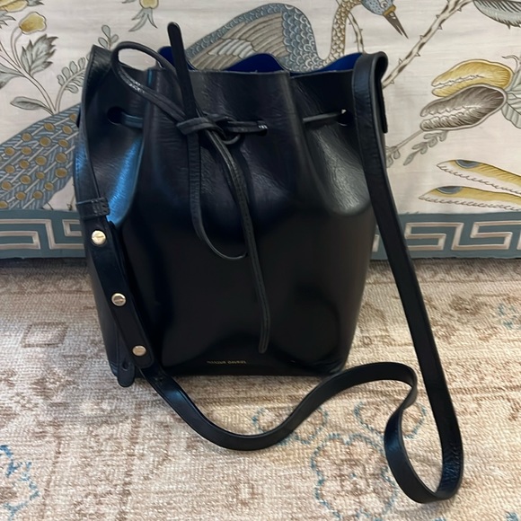 Mansur Gavriel Mini Bucket Bag in Black - Picture 1 of 9